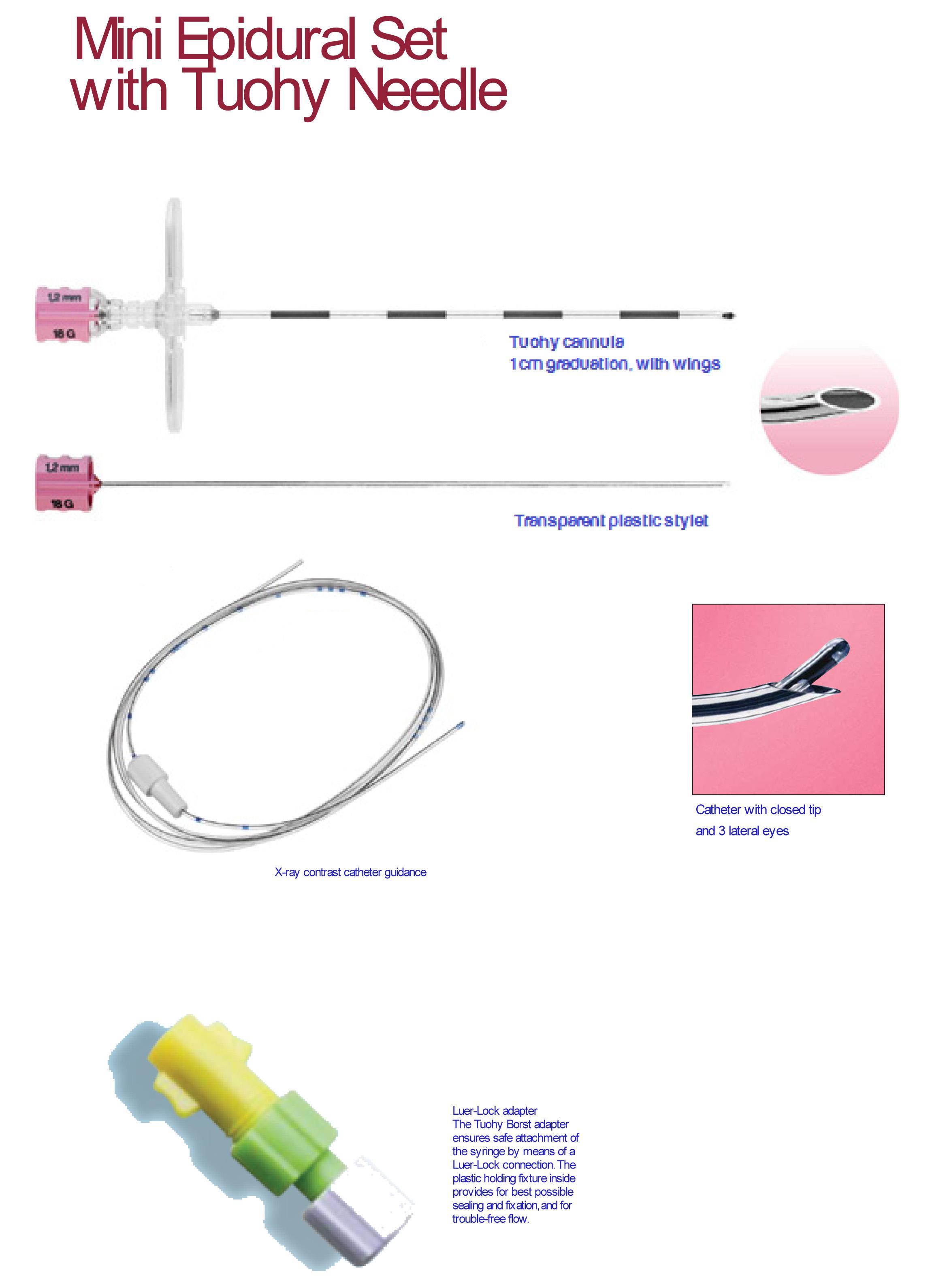 Mini Epidural Set Buy Surgical Scalpel Blade, Medical Safety Surgical