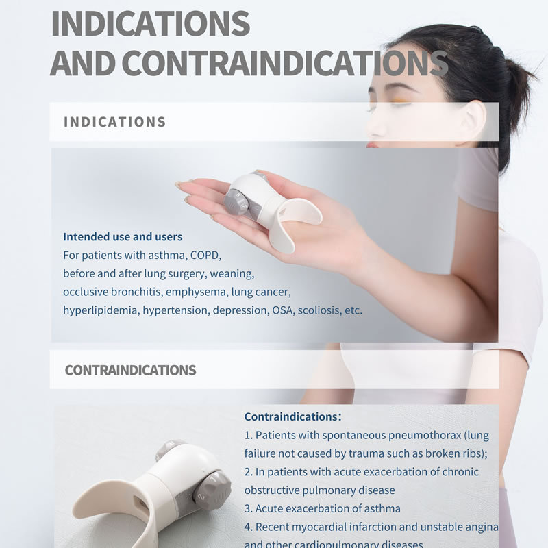 Breathing Trainer Lung Function Improvement Lung Capacity Resistance